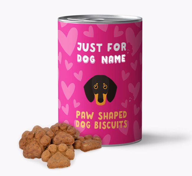 Personalised 'Just For...' Baked Dog Biscuits